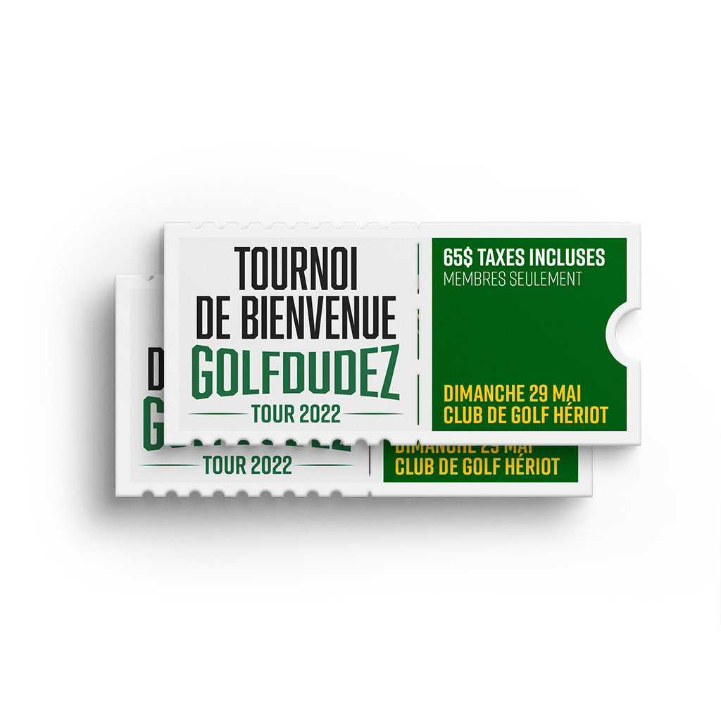 Golfdudez Tour No.1 - Tournoi de bienvenue