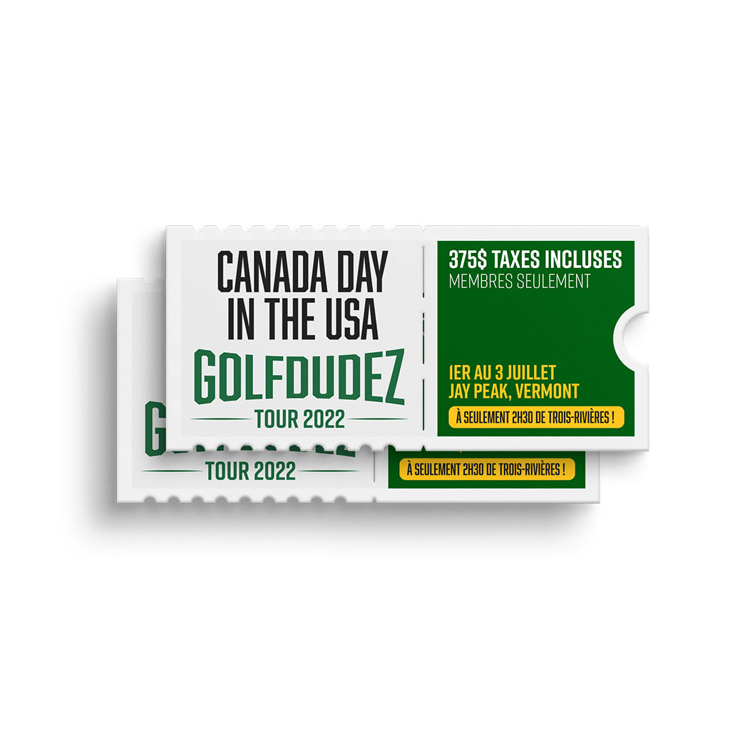 Golfdudez Tour No.2 - Canada Day in the USA!